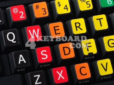  Learning Large Lettering English Colored keyboard stickers