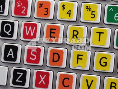  Learning Large Lettering English Colored keyboard stickers