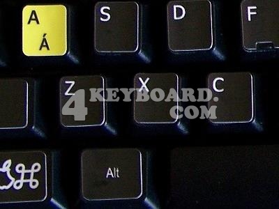 Learning UK colored Apple (Mac) keyboard stickers