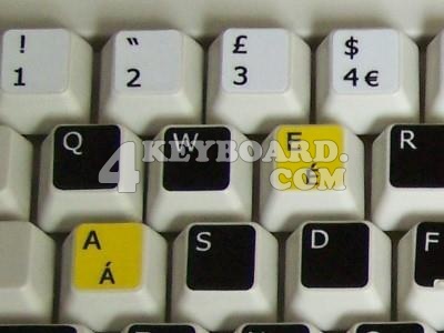 Learning UK colored Apple (Mac) keyboard stickers