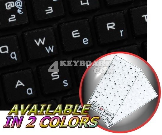 Apple English Lower case Transparent keyboard stickers