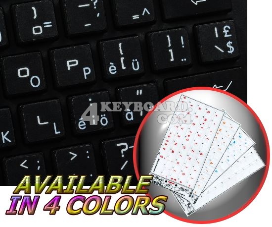 Apple Swiss Transparent keyboard stickers Apple Swiss Transparent keyboard stickers