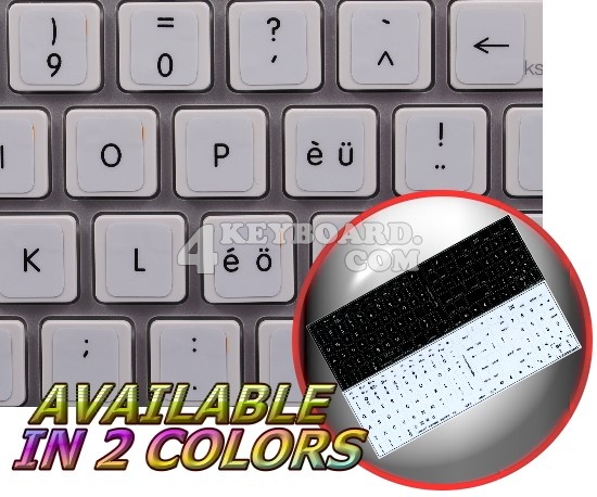 Mac Swiss multilingual keyboard sticker Mac Swiss multilingual keyboard sticker