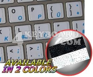 Mac English German keyboard sticker