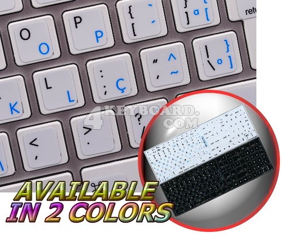 Mac English Portuguese Brazilian keyboard sticker