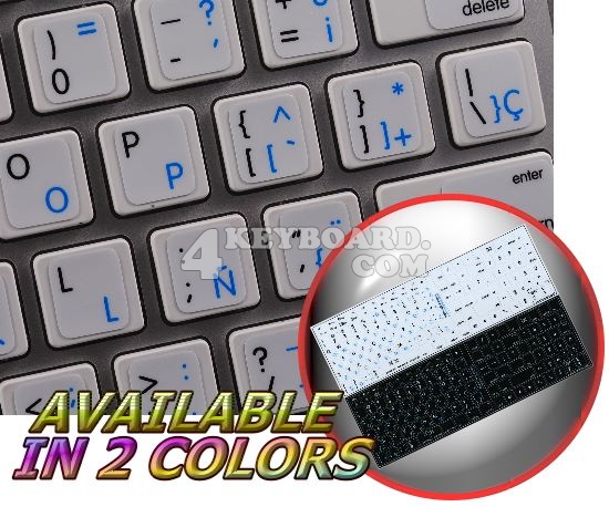 Mac English Spanish keyboard sticker