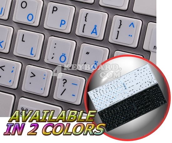 Mac English Swedish / Finnish keyboard sticker