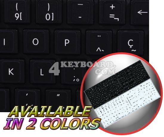 Mac French Canadian keyboard stickers