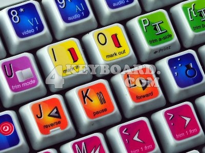 Avid Media Composer & Symphony Nitris keyboard stickers