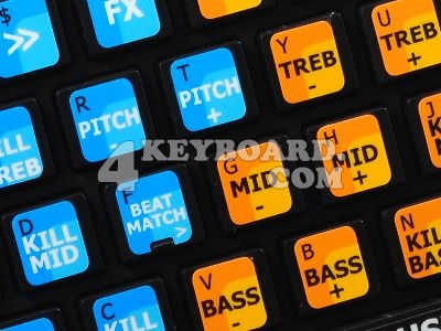 MixVibes DVS Pro keyboard stickers