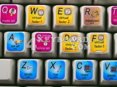 N-Track Studio keyboard stickers