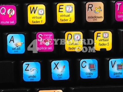 N-Track Studio keyboard stickers
