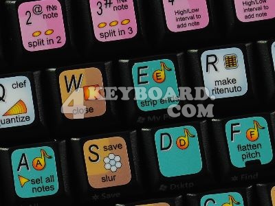 Neuratron PhotoScore keyboard stickers