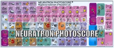 Click to enlarge Neuratron PhotoScore keyboard stickers