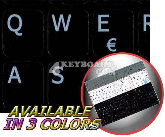Norwegian Notebook keyboard stickers