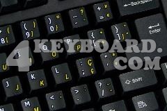 Portuguesse-English keyboard sticker