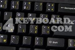 Portuguesse-English keyboard sticker