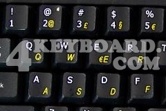 Portuguesse-English keyboard sticker