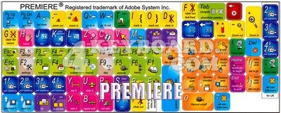 Click to enlarge Adobe Premiere keyboard stickers