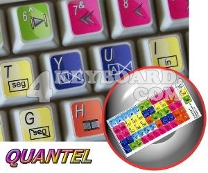 Quantel keyboard sticker