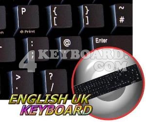 Replacement English UK keyboard sticker