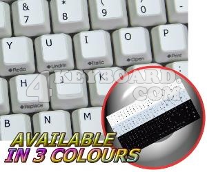 Replacement English US keyboard sticker
