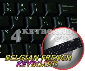 Replacement French Belgian keyboard sticker