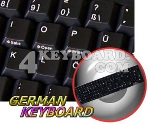 Replacement German keyboard sticker