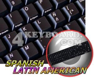 Replacement Spanish Latin American keyboard sticker