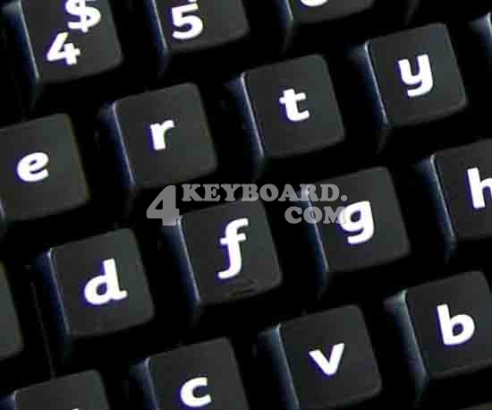 English US (Sassoon) non-transparent keyboard sticker