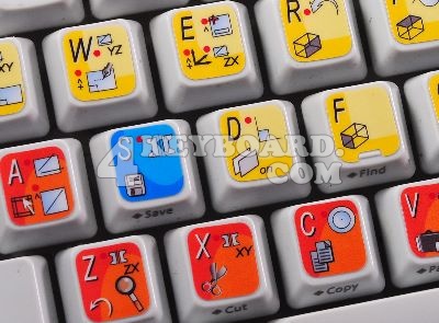 Solid Edge keyboard stickers