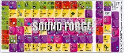 Click to enlarge Sony Sound Forge keyboard stickers