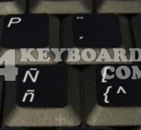 Spanish (Latin American) non-transparent keyboard stickers Spanish (Latin American) non-transparent keyboard stickers