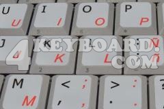 Spanish English keyboard sticker
