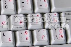 Spanish English keyboard sticker