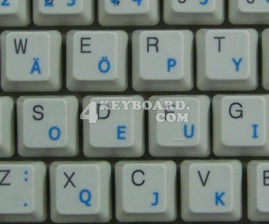 Svorak keyboard stickers