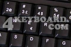 Swedish / Finnish keyboard sticker