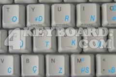 Turkish F Keyboard sticker