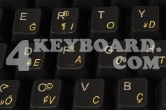 Turkish F Keyboard sticker