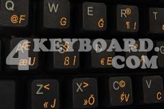 Turkish F Keyboard sticker
