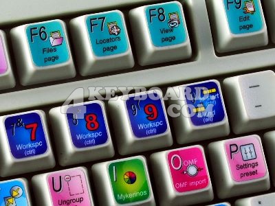 Vcube keyboard stickers