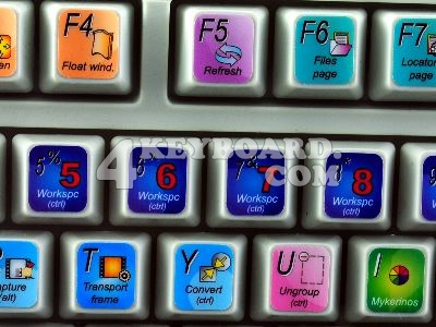 Vcube keyboard stickers
