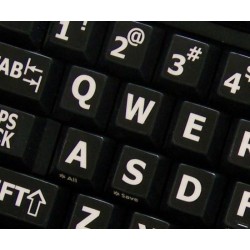 English US Large Lettering Upper case keyboard stickers