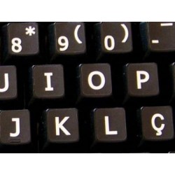 Portuguese Brazilian Large Lettering keyboard stickers
