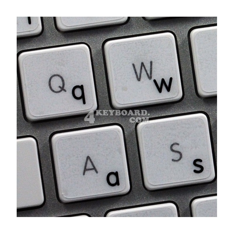 Apple English Lower case transparent keyboard sticker