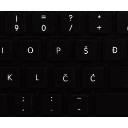 Apple Croatian/Slovenian non transparent keyboard sticker