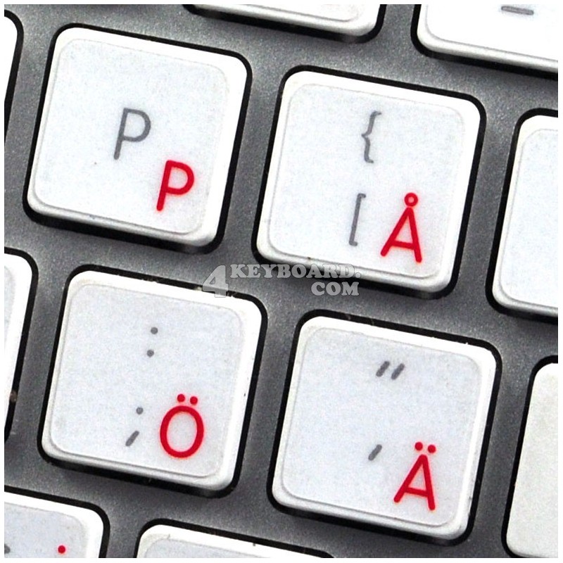 French AZERTY Bilingual Keyboard Stickers