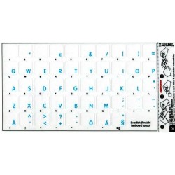 Apple Swedish Finnish transparent keyboard sticker