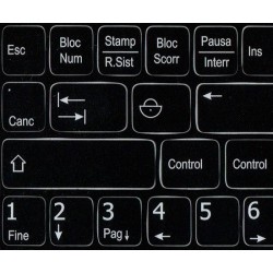 Function keys Italian language non-transparent keyboard sticker