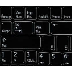 Function keys French language non-transparent keyboard sticker
